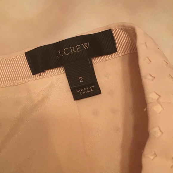 J Crew Laser Cut Diamond Blush Pleated Skirt Sz 2 - Picture 7 of 8